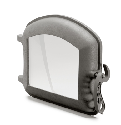 Дверца чугунная Студент (антрацит)